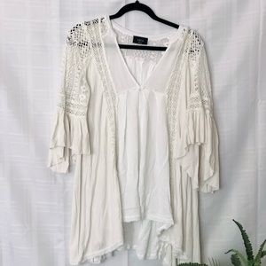 Vici White Boho Blouse